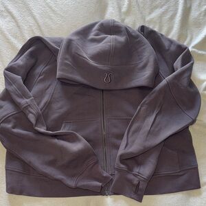 lululemon athletica Women's Full-Zip Scuba Oversized Hoodie in purple